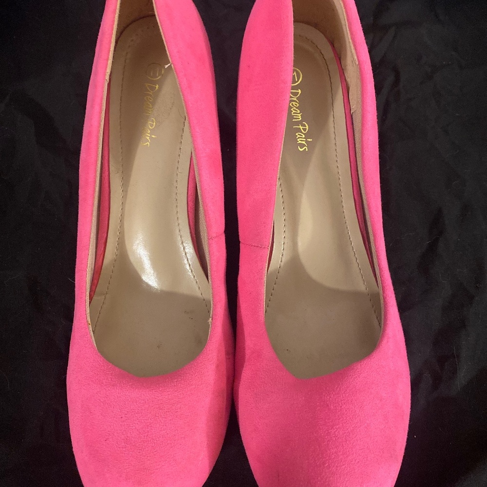 Size 11 Dream Paris Hot Pink 3in Heels